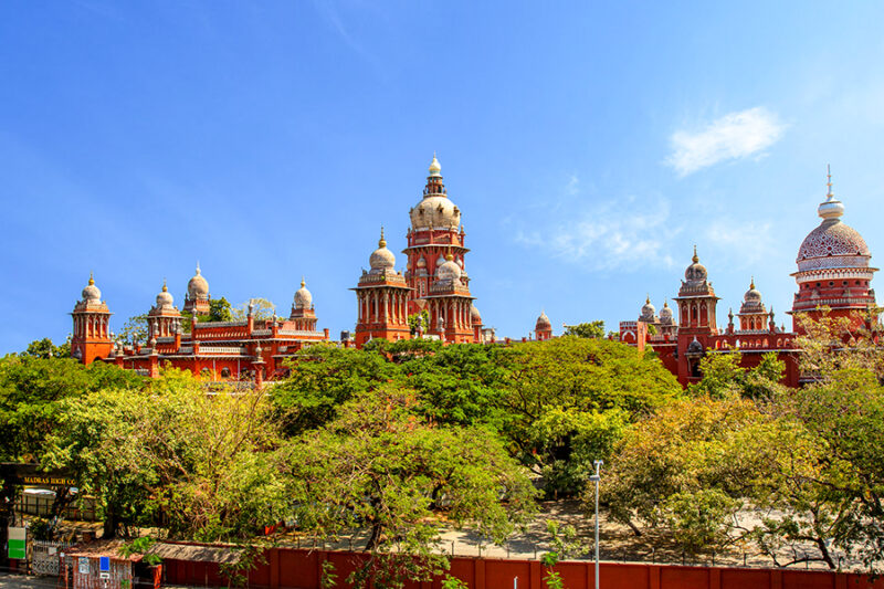 HIGH COURT OF CHENNAI TAMIL NADU INDIA chennai high court